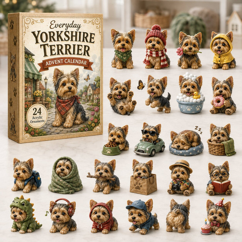 Yorkshire Terrier Advent Calendar 2026 - 24-Day Festive Countdown for Dog Lovers 0