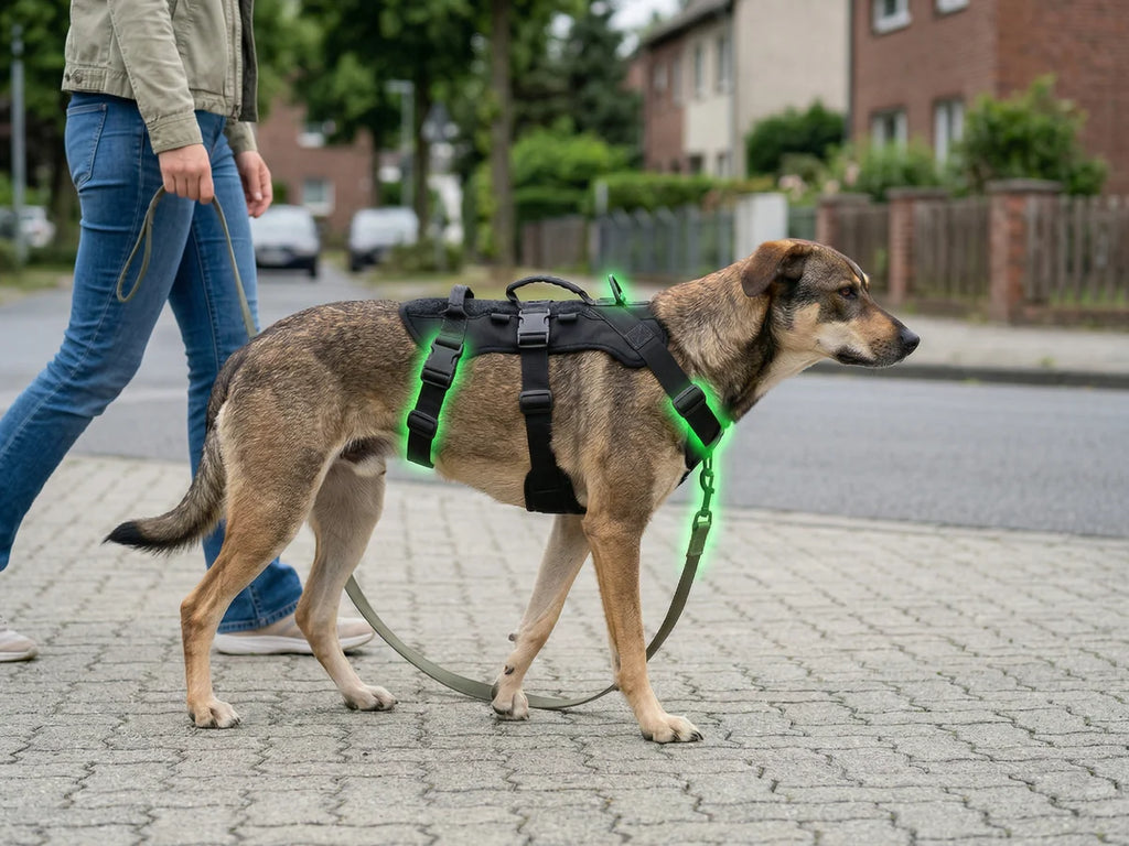 Dog Anti-Pull Harness - Front Chest Ring, Escape-Resistant Design