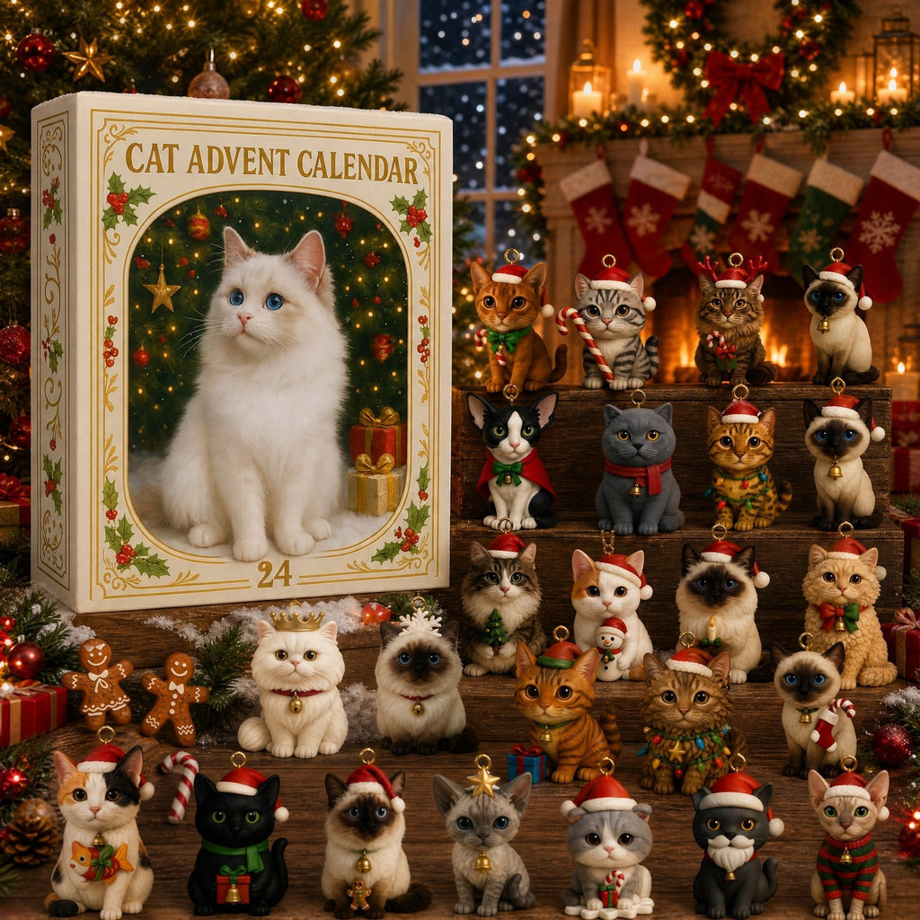 Cat Advent Calendar 2026 with 24 Collectible Cat Breeds
