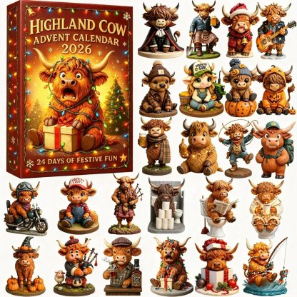 Collectible Highland cow figurines
