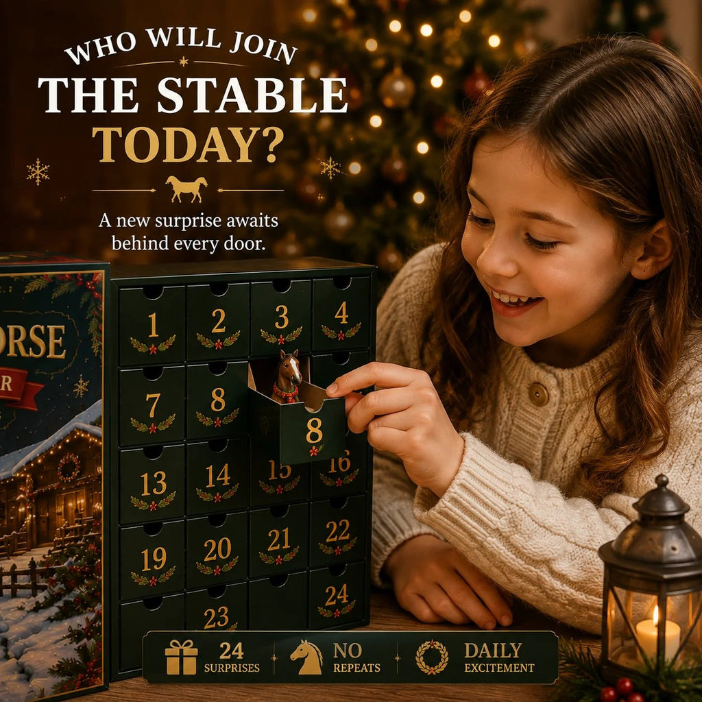 Collectible horse figurines from the advent calendar