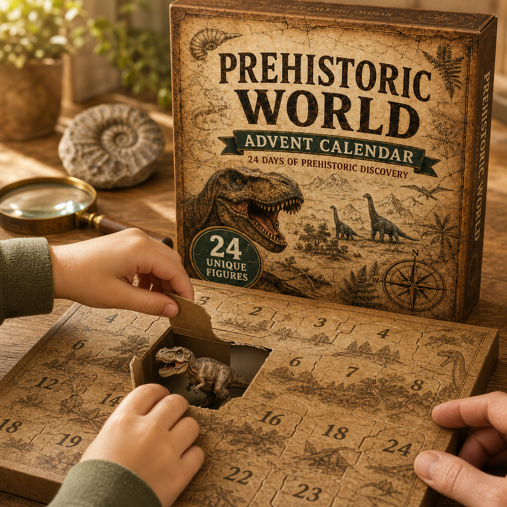 Daily reveal from the prehistoric world advent calendar
