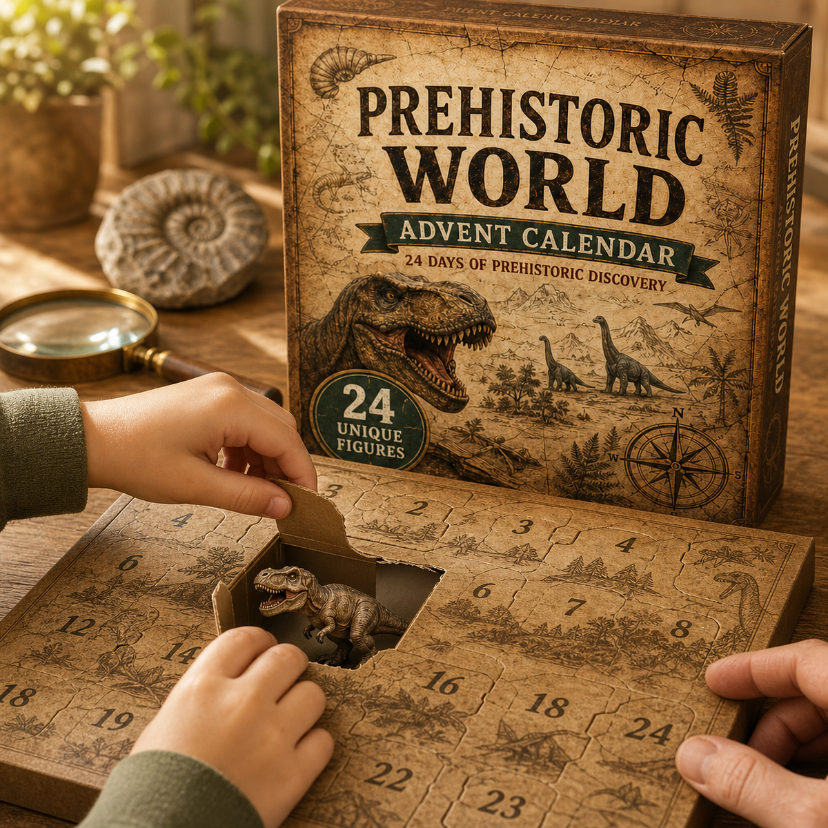 Daily reveal from the prehistoric world advent calendar