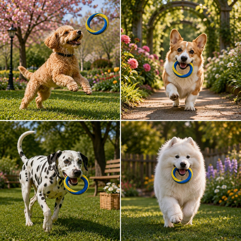Durable Woven Ring Tug & Chew Toy for Dogs